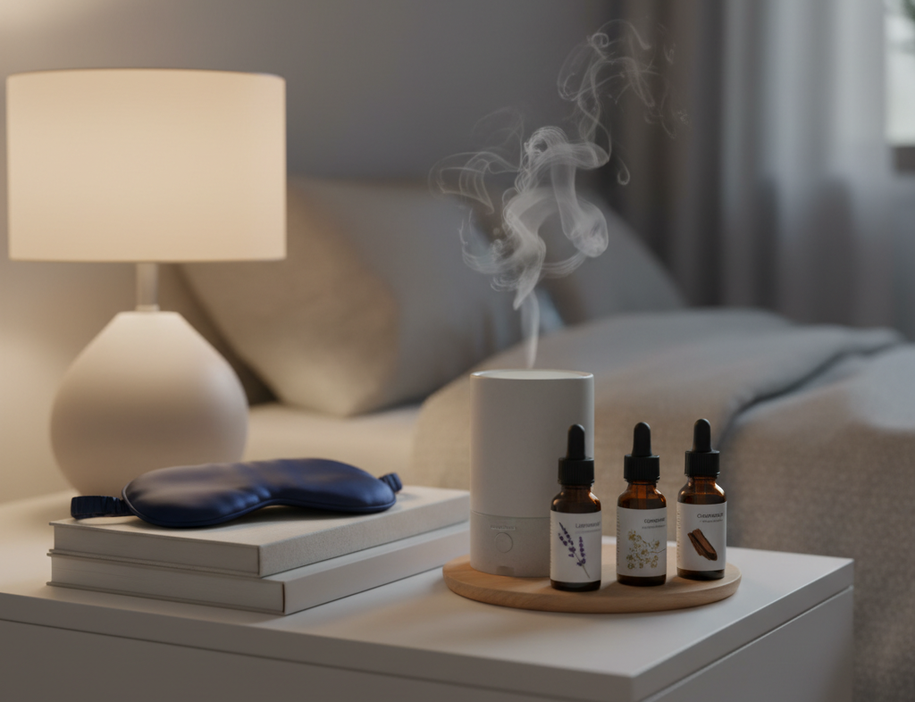 Essential Oils for Better Sleep: Lavender, Roman Chamomile, and Cedarwood | L.B. Indian Essentials | https://indianessentials.com.au/