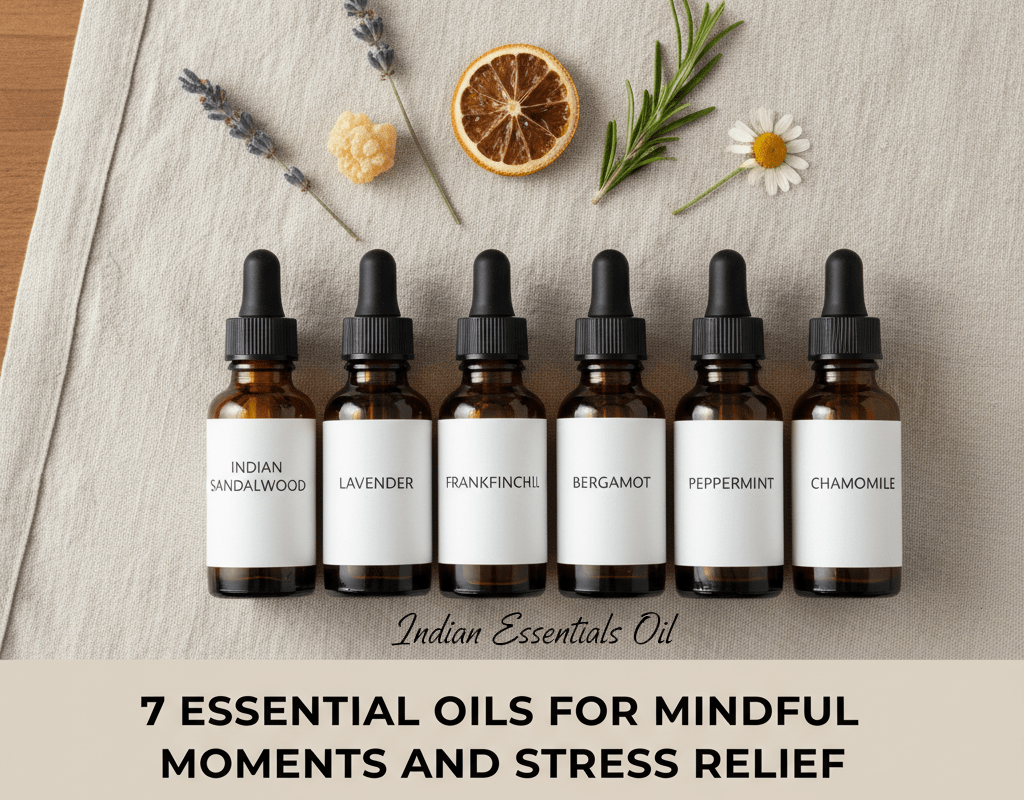 7 Essential Oils for Mindful Moments and Stress Relief in Australia | L.B. Indian Essentials | https://indianessentials.com.au/